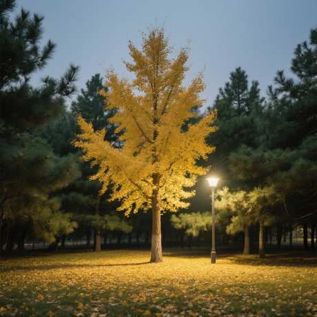 治愈悲秋的银杏树_AI图片下载_采样_2048X2048像素-治愈,温暖,银杏-作品编号:2025082716442580-志设