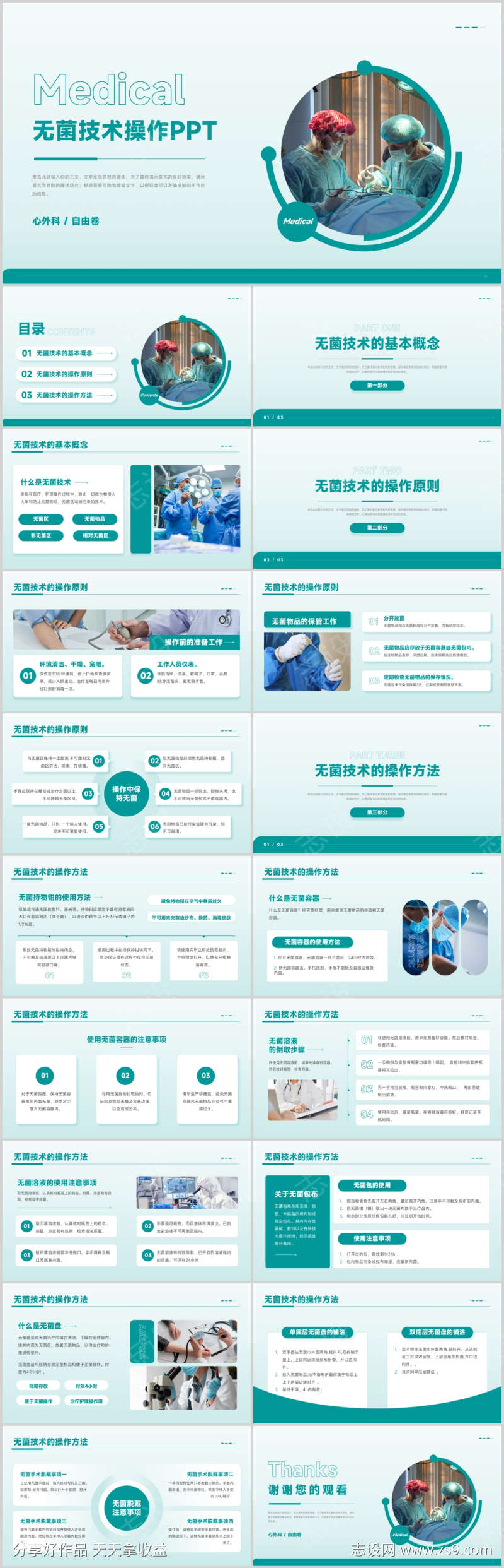 医学无菌技术操作原则使用方法PPT