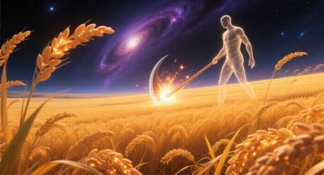 光的稻穗洒向宇宙_AI图片下载_采样_1392X752像素-科幻,秋天,稻穗-作品编号:2025082915405048-志ˆ设‘网