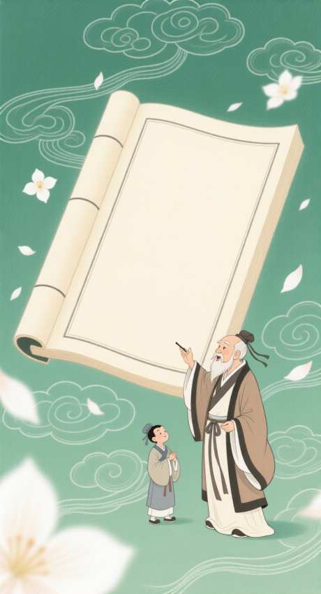 教师节书籍背景_AI图片下载_采样_752X1392像素-祥云,书写,学生-作品编号:2025090310298683-志·设’网
