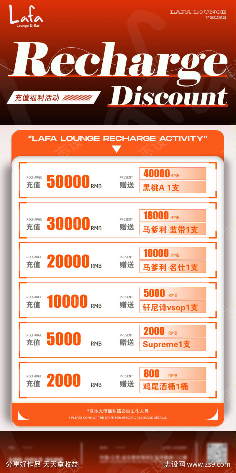 酒吧夜店促销套餐价目表源文件14