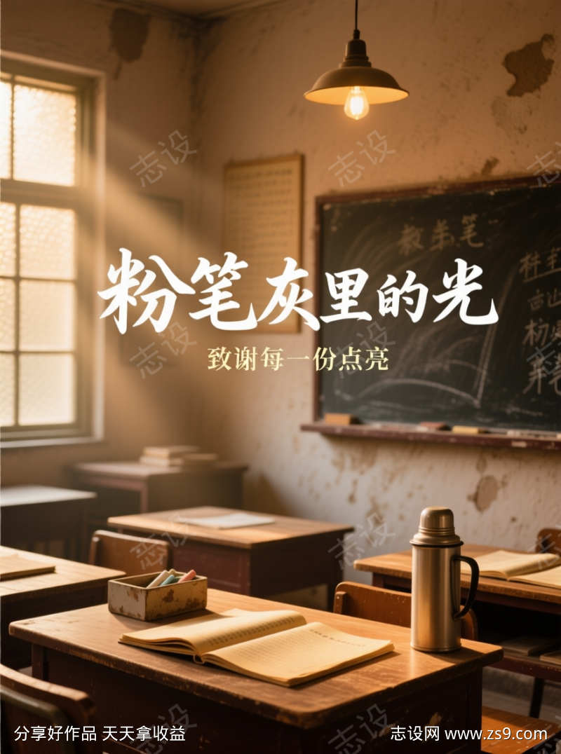粉笔灰里的光