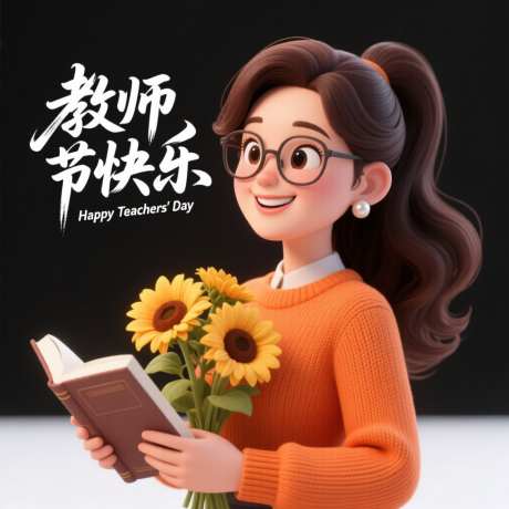 教师节海报_AI图片下载_采样_1024X1024像素-海报,教师节,教师-作品编号:2025090316066724-志˰设.网