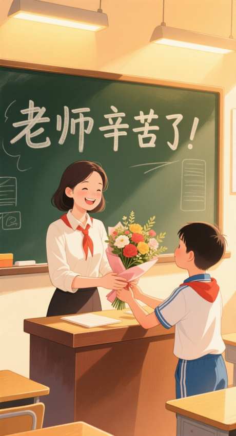 教师节海报_AI图片下载_采样_752X1392像素-教师,老师辛苦,老师-作品编号:2025090408171006-志·设˱网
