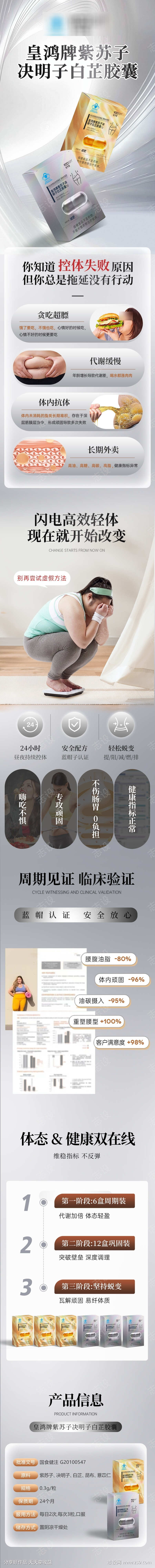 皇鸿牌紫苏子决明子白芷胶囊详情页