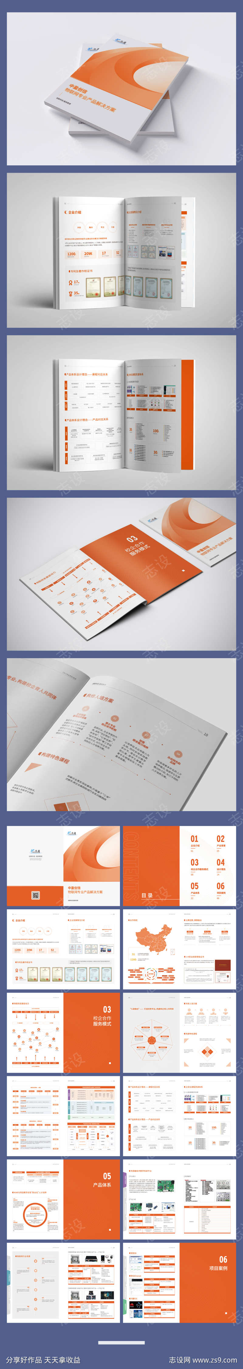 科技物联网产品方案画册