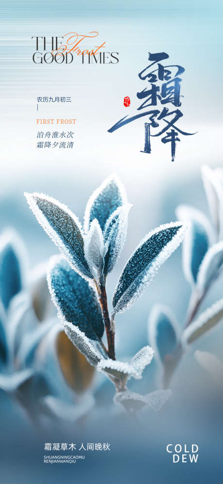 简约创意摄影风霜降节气海报_源文件下载_PSD格式_1080X2340像素-霜降,简约,节气海报-作品编号:2025090616528273-志ˆ设·网