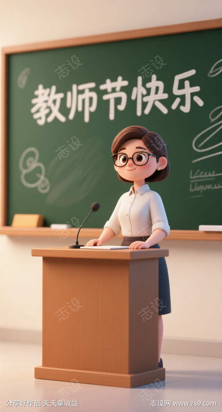 教师节插画
