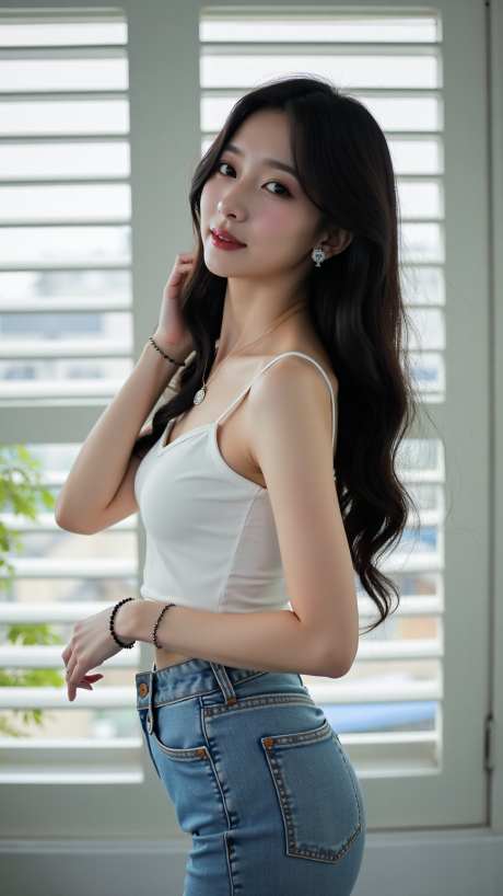 青春靓丽美女模特写真摄影_AI图片下载_dpmpp_2m采样_864X1536像素-写真,模特,美女-作品编号:2025090614111731-志˯设`网