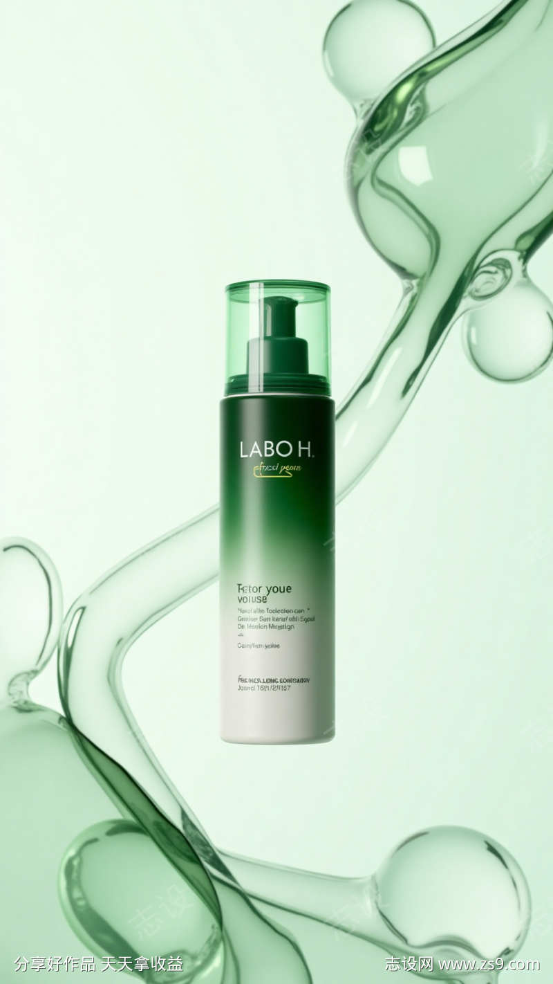 精华液美妆产品海报背景