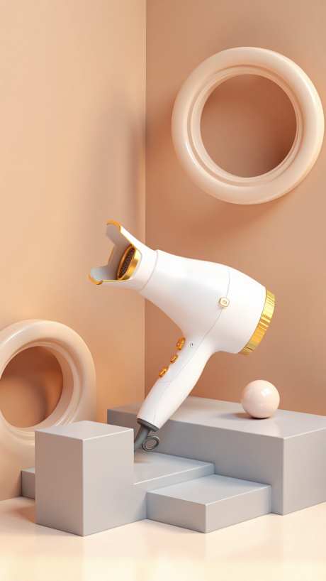 C4D吹风机电商产品海报背景_AI图片下载_dpmpp_2m采样_864X1536像素-海报,产品,电商-作品编号:2025090617494778-志ˈ̹设‘网