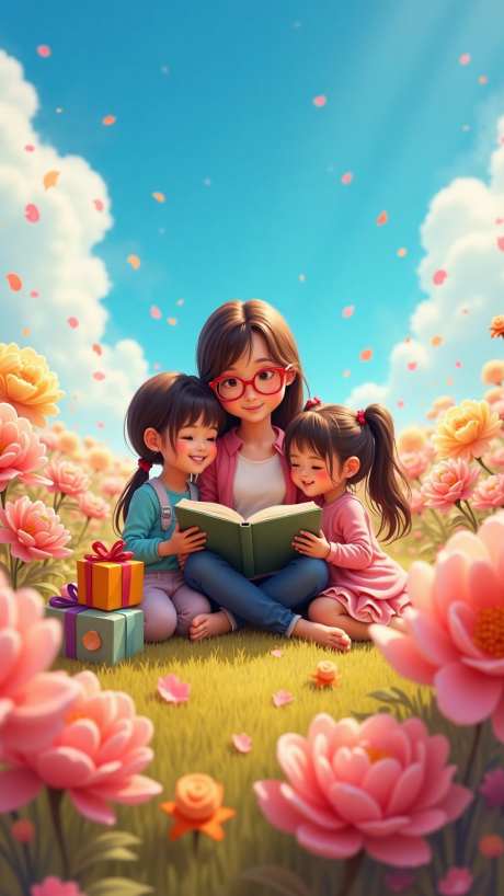 简约温馨教师节插画海报背景_AI图片下载_dpmpp_2m采样_864X1536像素-海报,学生,老师-作品编号:2025090617533054-志͵设ˈ̹网
