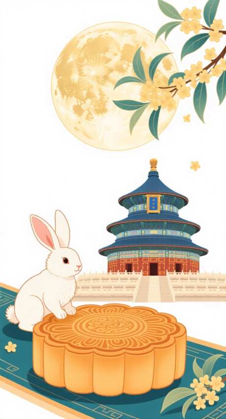 中秋节海报_AI图片下载_采样_752X1392像素-国潮,兔子,天坛-作品编号:2025090808157636-志ˌ设,网