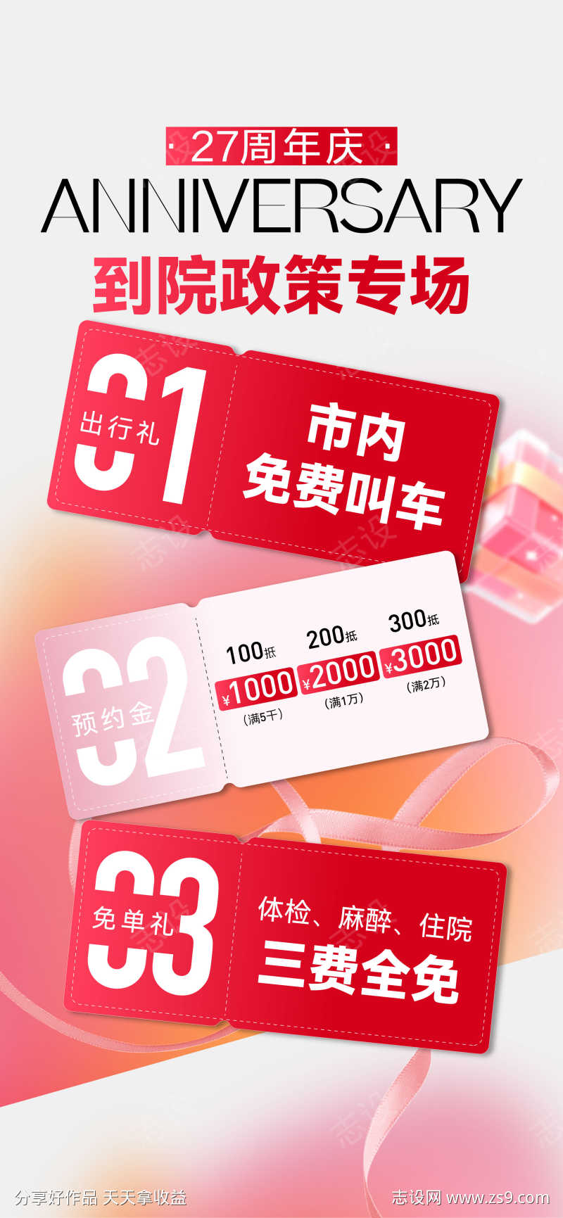 医美周年庆到院礼