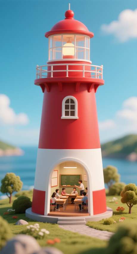 3D微缩景观灯塔造型_AI图片下载_采样_752X1392像素-老师,上课,灯塔-作品编号:2025090813342001-志·设˲͓͕͔͐͑͗ٚٛٙ网