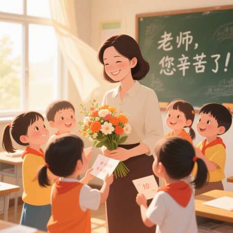 老师你辛苦了9月10日教师节海报_AI图片下载_采样_1024X1024像素-微笑,女老师,海报-作品编号:2025090910487538-志`设˜网