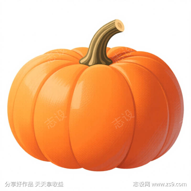 南瓜秋季插画