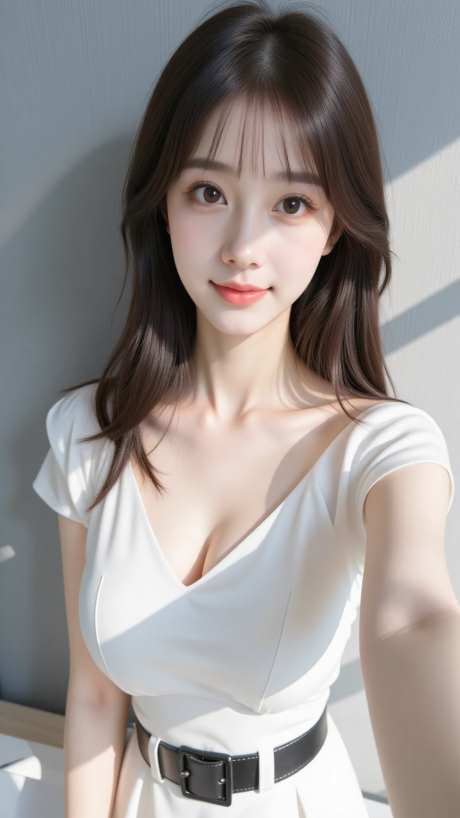 白衣清新秀丽美女模特自拍_AI图片下载_dpmpp_2m采样_864X1536像素-实拍,自拍,模特-作品编号:2025090913099007-志‛ۛ设`网