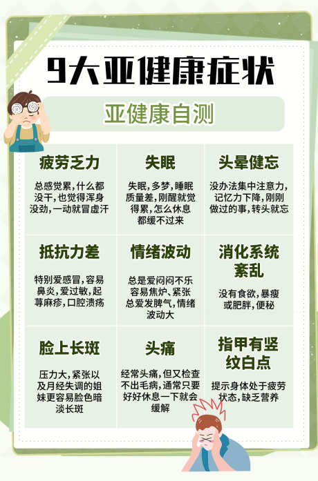亚健康海报_源文件下载_PSD格式_1200X1819像素-疲劳,科普海报,健康科普-作品编号:2025090916349930-志ʹ֣֤֚֫֗ׄ设ˈ̹网
