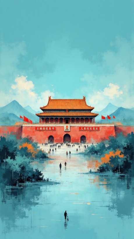 国庆节插画_AI图片下载_euler采样_864X1536像素-撞色,天空,国旗-作品编号:2025091008237915-志ˉ设˲͓͕͔͐͑͗ٚٛٙ网