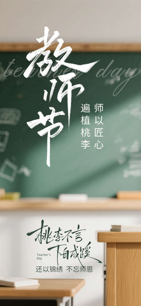 教师节节日海报_源文件下载_PSD格式_1080X2338像素-海报,教师节,黑板-作品编号:2025091009327514-志ˈ̹设’网