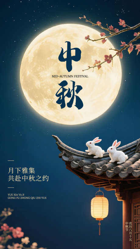 深蓝典雅风中秋节日手机海报_源文件下载_AI格式_1080X1920像素-典雅,中秋节,海报-作品编号:2025091109038561-志͵设‛ۛ网
