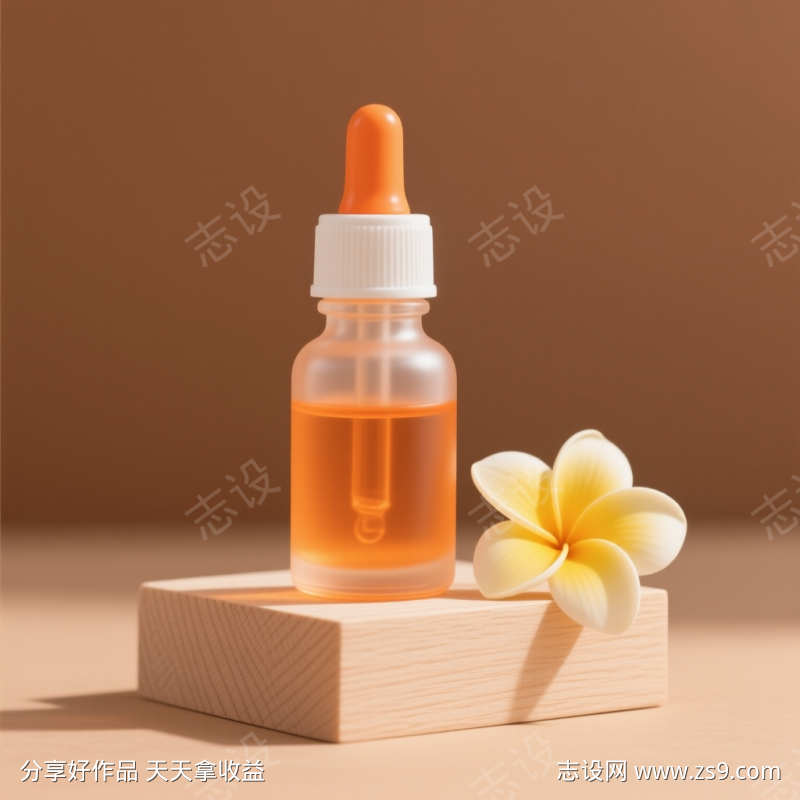 简约美妆护肤电商产品实拍场景