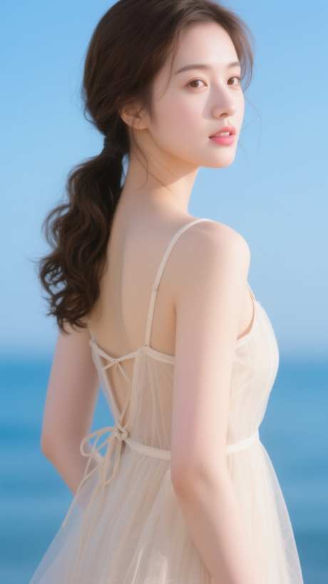清新可爱美女回眸实拍摄影_AI图片下载_dpmpp_2m采样_720X1280像素-实拍,回眸,模特-作品编号:2025091209106311-志ˇ设′网