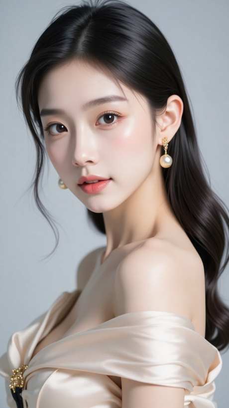 清新秀丽美妆美女模特实拍摄影_AI图片下载_dpmpp_2m采样_720X1280像素-实拍,模特,产品-作品编号:2025091211436787-志ˆ设˱网