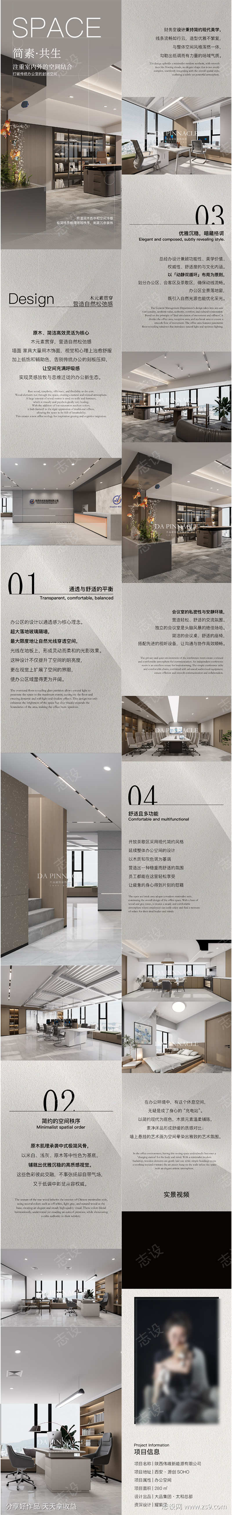 办公长图推文设计