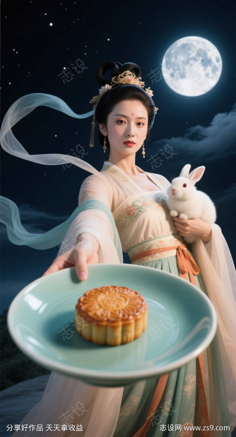 嫦娥姐姐请你吃月饼