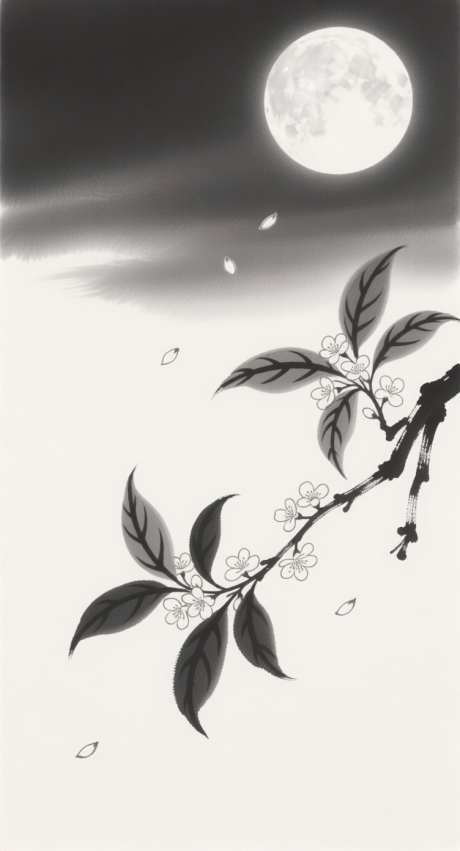 极简中秋插画_AI图片下载_采样_752X1392像素-月亮,插画,极简-作品编号:2025091515259933-志’设˯网