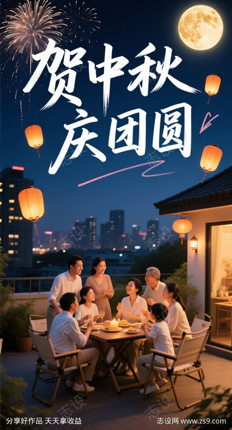 祝中秋庆团圆
