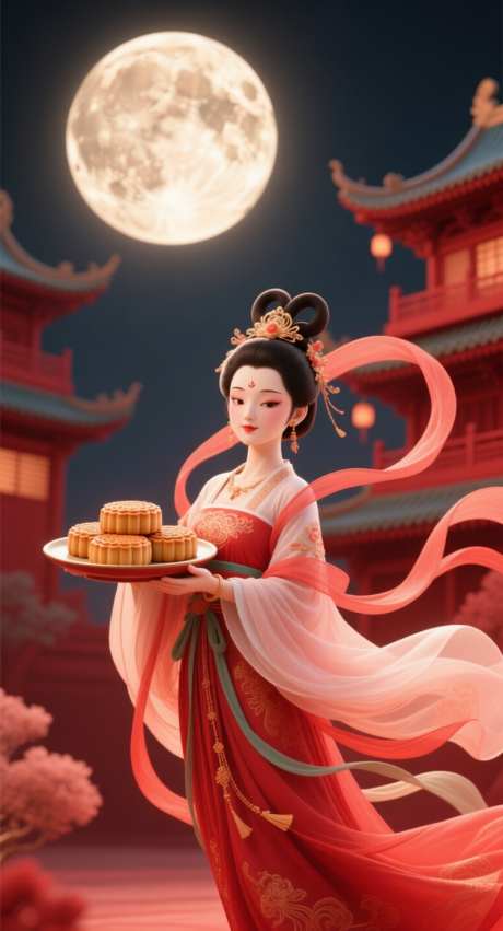 中秋节插画_AI图片下载_采样_752X1392像素-月饼,月亮,插画-作品编号:2025091611048424-志˓设ʹ֣֤֚֫֗ׄ网