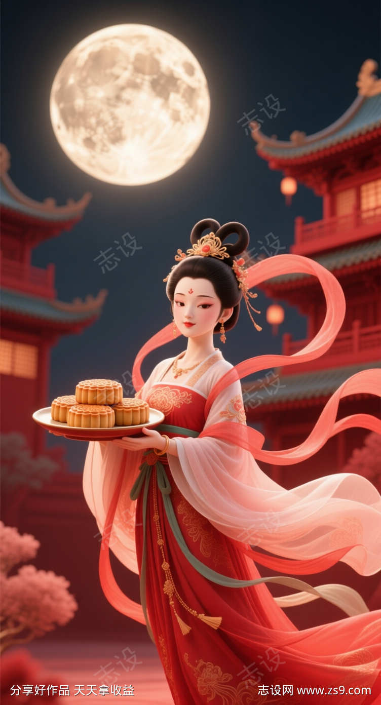 中秋节插画