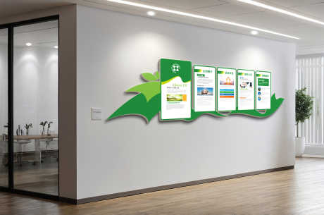 创意绿色环保企业简介文化墙_源文件下载_AI格式_5000X3315像素-简介,企业,环保-作品编号:2025091708596629-志.设′网