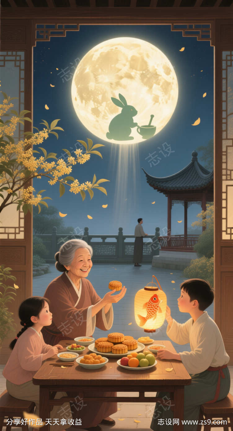 月圆人团圆
