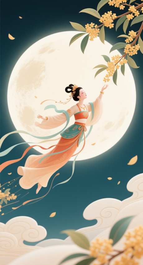 中秋节插画_AI图片下载_采样_752X1392像素-桂花,月亮,插画-作品编号:2025091814419789-志˲͓͕͔͐͑͗ٚٛٙ设ˈ̹网