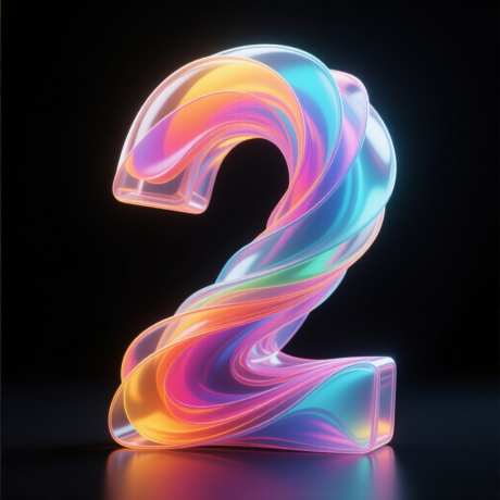 彩色立体数字2_AI图片下载_euler采样_1024X1024像素-艺术字,彩色,立体-作品编号:2025091814414389-志.设͵网