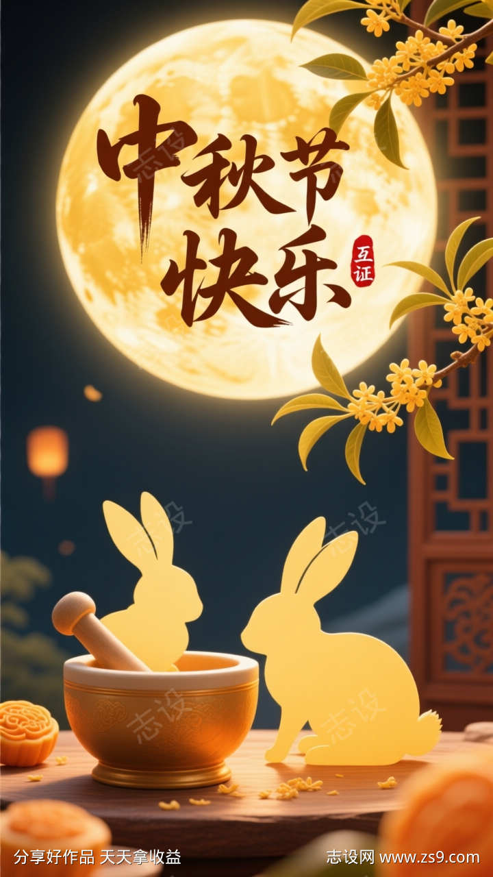 中秋节海报