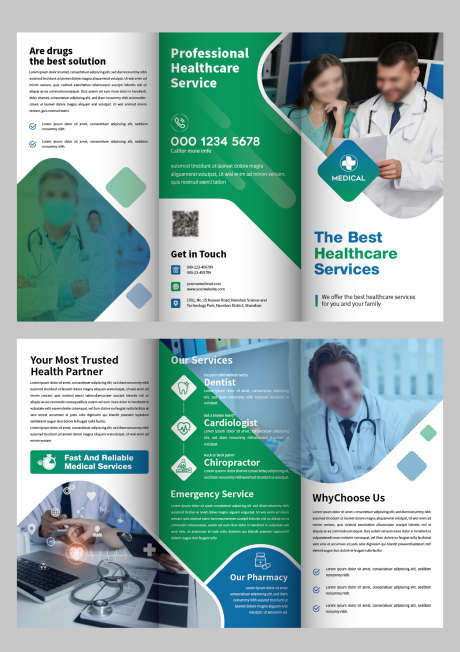 医院医疗三折页设计_源文件下载_AI格式_1716X2433像素-医疗行业,三折页设计,英文折页-作品编号:2025092016289133-志˯设˘网