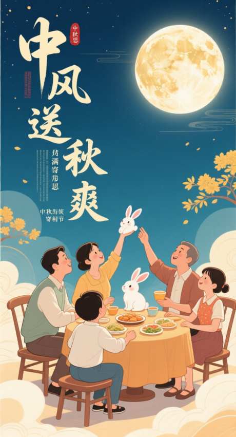 中风送秋爽_AI图片下载_采样_752X1392像素-圆月,八月十五,中秋节-作品编号:2025092018429370-志˯设˲͓͕͔͐͑͗ٚٛٙ网
