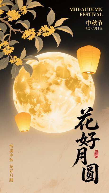 国潮中秋节日插画海报_AI图片下载_dpmpp_2m采样_720X1280像素-插画,国潮,节日-作品编号:2025092018481152-志′设`网