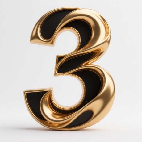 数字3艺术字_AI图片下载_采样_1024X1024像素-鎏金,数字,3-作品编号:2025092018529008-志˱设˙网