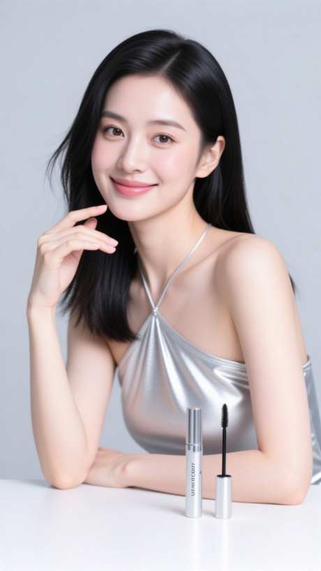 气质清新美妆护肤美女模特实拍摄影_AI图片下载_dpmpp_2m采样_720X1280像素-护肤,美妆,摄影-作品编号:2025092120444277-志˙设,网