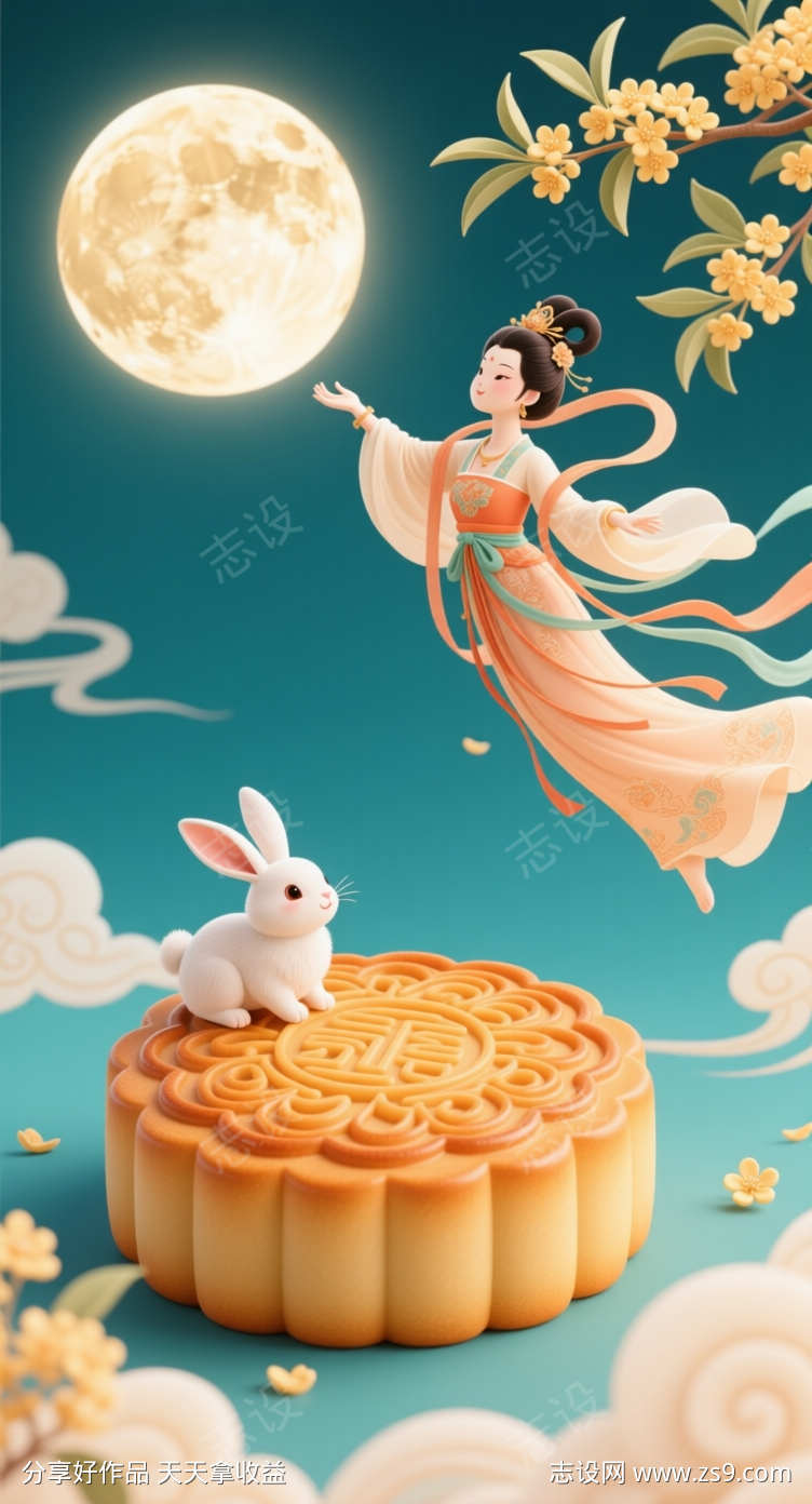 中秋节插画