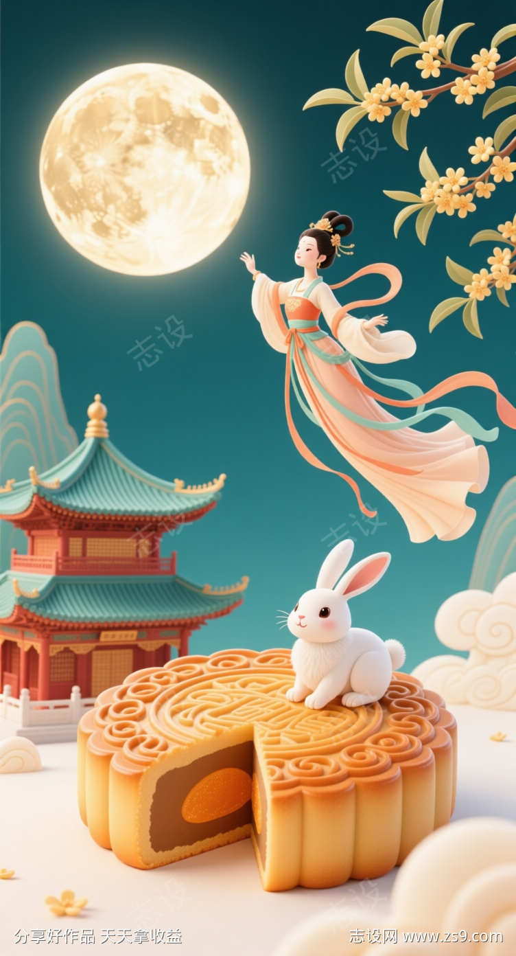 中秋节插画