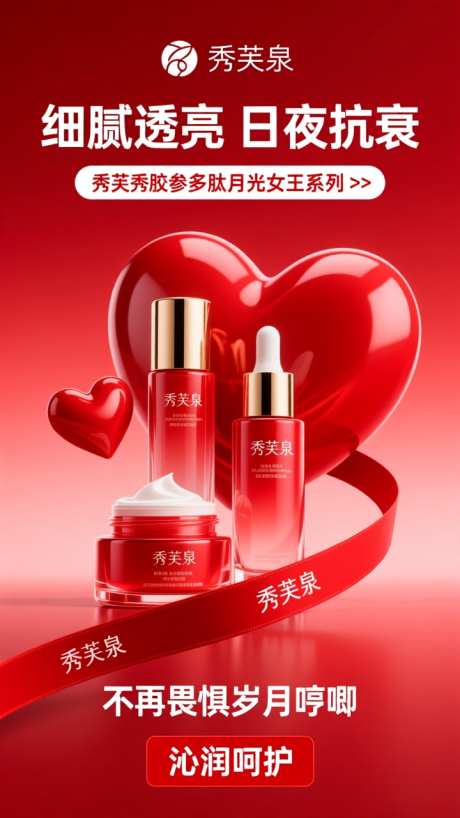 红色爱心电商产品海报背景_AI图片下载_dpmpp_2m采样_720X1280像素-背景,海报,产品-作品编号:2025092216434895-志ˉ设ˈ̹网