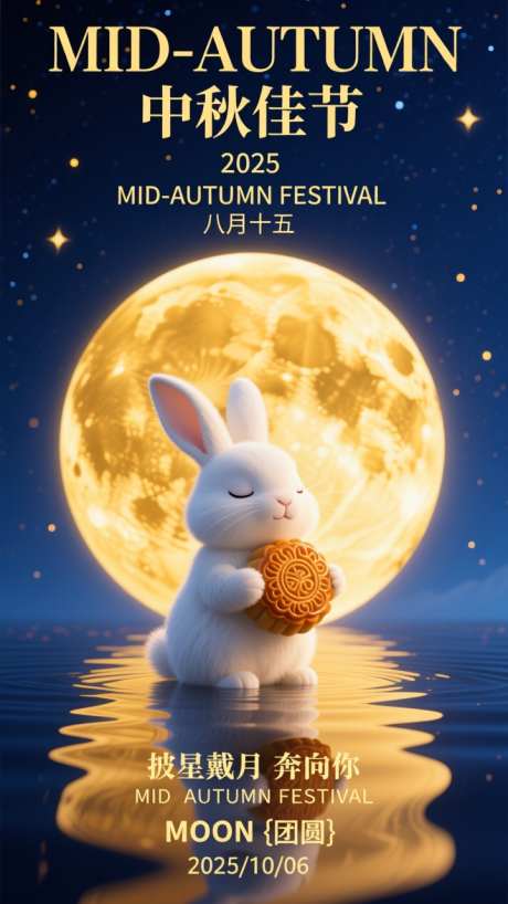国潮卡通中秋插画海报背景_AI图片下载_dpmpp_2m采样_720X1280像素-背景,海报,插画-作品编号:2025092216452627-志˯设’网