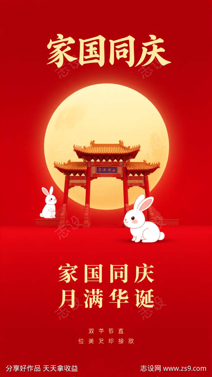 中秋遇国庆